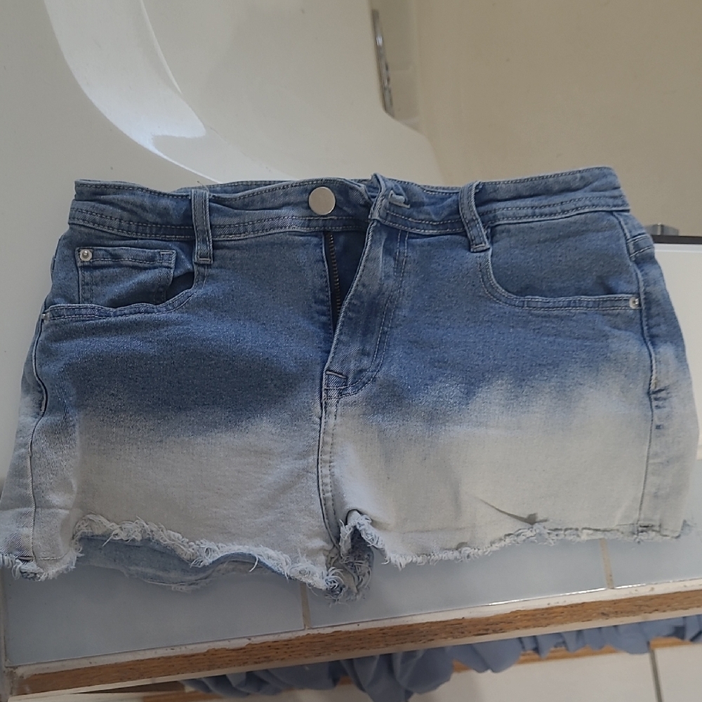 Denim Ombre Women's Shorts